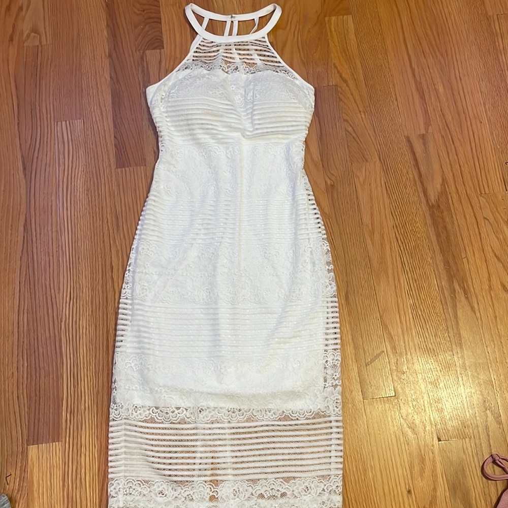 white lace dress size 0